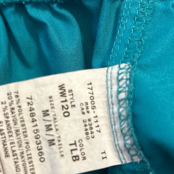 Cherokee Turquoise Blue Scrub Set - Picture 6 of 6